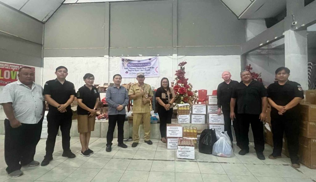 Komisi Pemuda Sinode GMIM Buka Posko Peduli Kasih