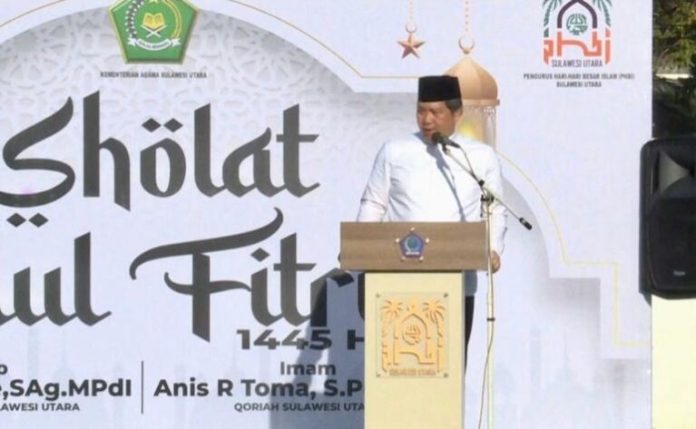 Wagub Steven Kandouw Berpesan Idul Fitri Momentum Perbesar Iman dan Taqwa