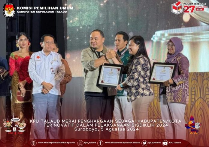 IMG-20240807-WA0002 KPU Talaud Raih Juara Satu KPU Kabupaten/Kota Terinovasi Pelaksanaan Sosdiklih Parhubmas 2024Â