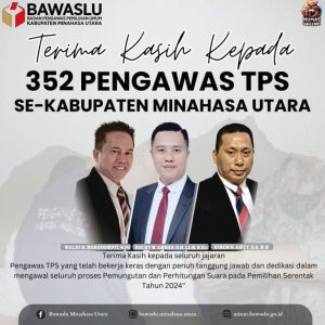 Bawaslu Minut Apresiasi 352 PTPS