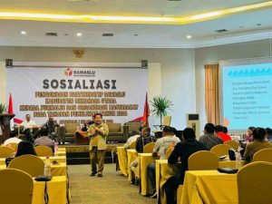 Bawaslu Minut Gelar Sosialisasi Partisipatif Ormas dan Jurnalis dalam Pilkada 2024